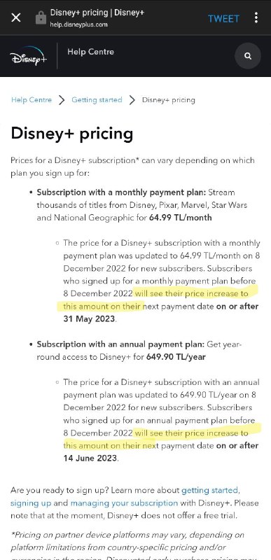 Disney+ 官方确认，土区老用户也会涨价 前段时间，很多群友反馈他们的 Disney+ 订阅被迫涨价，和 Disney+ 之前所做的“老用户不涨价”承诺相违背
