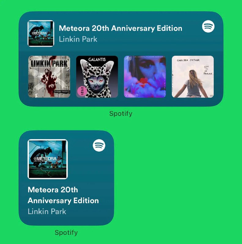 Spotify 8.8.26 已支持桌面和锁屏界面的小组件🗒 标签: #Spotify #iOS #小组件📢 频道: @GodlyNews1🤖 投稿: @Godlynewsbot