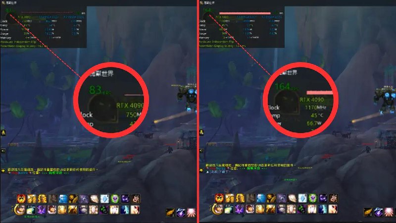 英伟达驱动为 RTX 40 系列显卡带来 Smooth Motion 技术，《魔兽世界》帧率翻倍Nvidia 在今年 1 月推出 RTX 50 系列显卡时，首次宣布了“Smooth Motion”功能