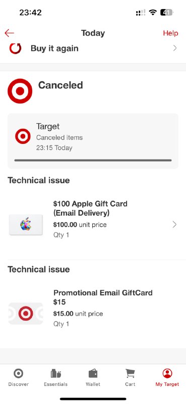 Target国卡下单Apple gc可能会秒砍单客服说法是Apple仅允许在美区使用gc，所以系统会根据bin而非billing address自动cancel目前不确定是否所有非美卡订单都会砍，但按照客服的说法会是这个结果（如有误欢迎指正）via Bitiregou🗒 标签: #Target 📢 频道: @GodlyNews1🤖 投稿: @GodlyNewsBot