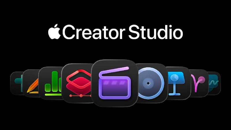 🖌️ Apple 发布新创作套件  Creator StudioApple 宣布于 2026 年1 月 28 日正式上线  Creator Studio 套件，简单来说就是 Apple 研发和收购的与创作者相关的工具，增加类似 Office 365 一样的订阅选项
