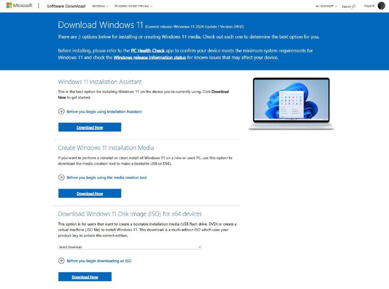 Windows 11 24H2 正式版ISO镜像已公布Windows 11 24H2 ISO 映像现已在微软服务器上线