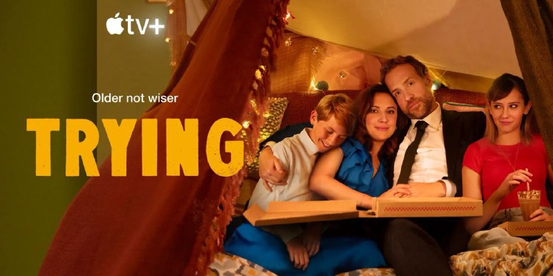 Apple TV+ 上线了英国原创喜剧系列《Trying》第四季🗒 标签: #Apple #流媒体  📢 频道: @GodlyNews1🤖 投稿: @GodlyNewsBot