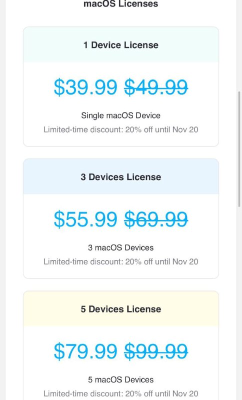 Surge for Mac 已大更新至4.0 并开启打折.   公告地址Surge Mac 3 从 2018 年推出以来，在 2 年多的时间内为大家免费更新了很多新功能，如模块、DNS over HTTPS 支持、Snell 协议、脚本功能、VMess 代理协议支持、更多的策略组类型、更多的规则类型等等