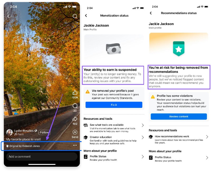 在 Facebook 上盗用并转发视频的创作者可能会失去赚钱的资格Meta 正在研究一些方法，旨在给予原创内容创作者应有的奖励，同时打击那些充满垃圾信息、重复的内容