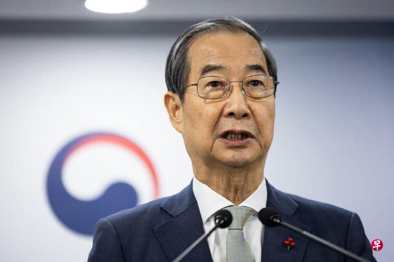 韩国国会表决通过代总统韩悳洙弹劾案韩国国会星期五（12月27日）下午召开全体大会，表决通过弹劾代理总统韩悳洙动议