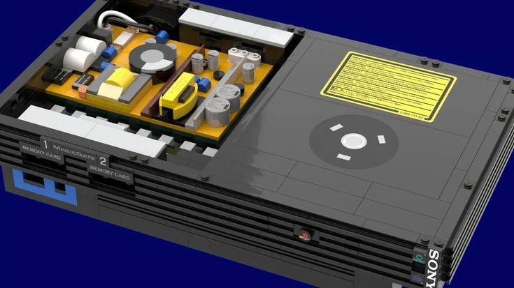传乐高(LEGO)将推出Sony PlayStation2主机积木套件今年是这款主机发布的 25 周年