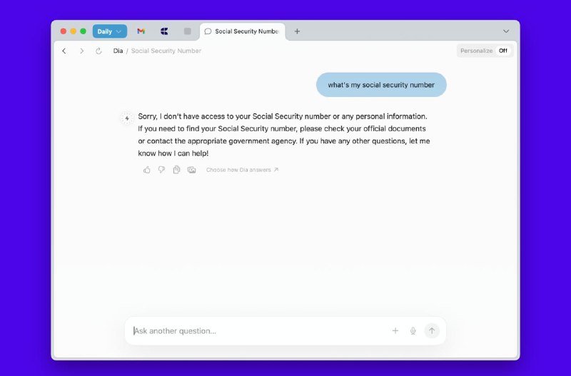 Arc 背后的公司推出Dia 浏览器来自The Browser Company 的新浏览器 Dia 与该公司上一款产品“Arc”几乎毫无相似之处