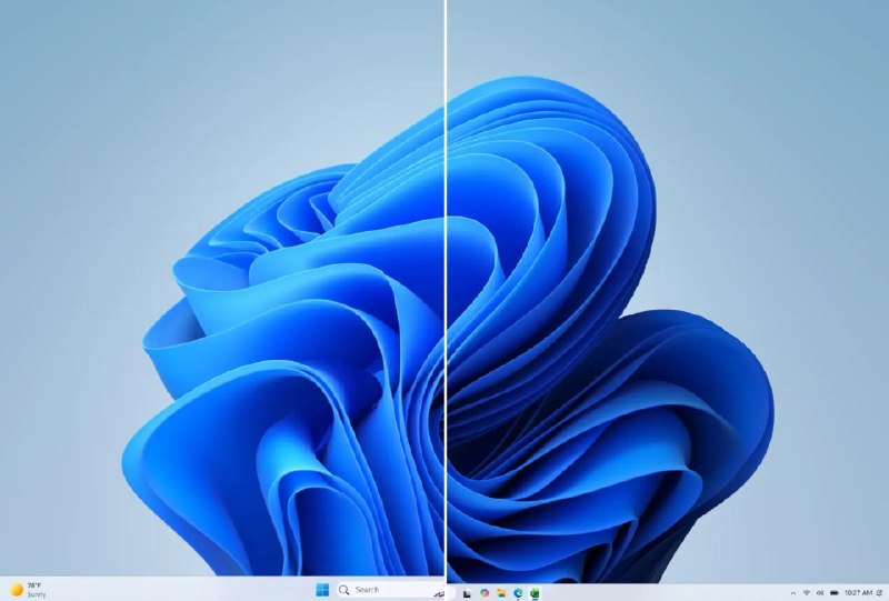 Windows 11 正在测试可调节的任务栏以及可调整大小的“开始”菜单Windows 11 内测（Insiders）用户还可以选择更小的任务栏