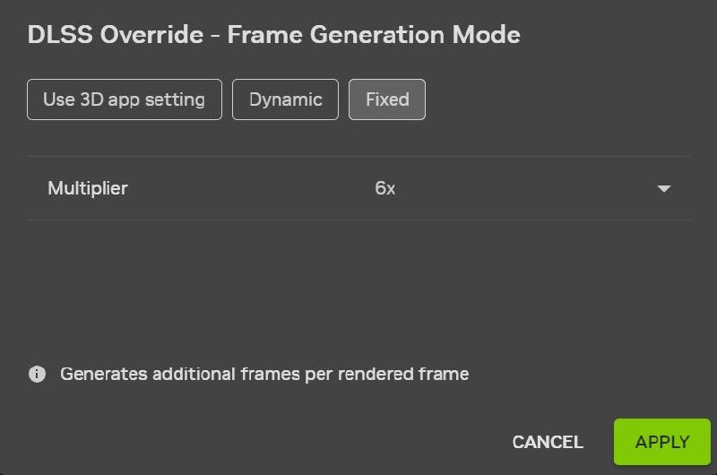 DLSS 4.5 动态多帧生成和 6 倍多帧生成现已发布DLSS 4.5已在NVIDIA App 最新测试版中上线