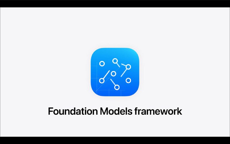 Apple 向所有App开放 Apple Intelligent 本地设备端侧模型，支持离线使用🗒 标签: #WWDC  📢 频道: @GodlyNews1🤖 投稿: @GodlyNewsBot