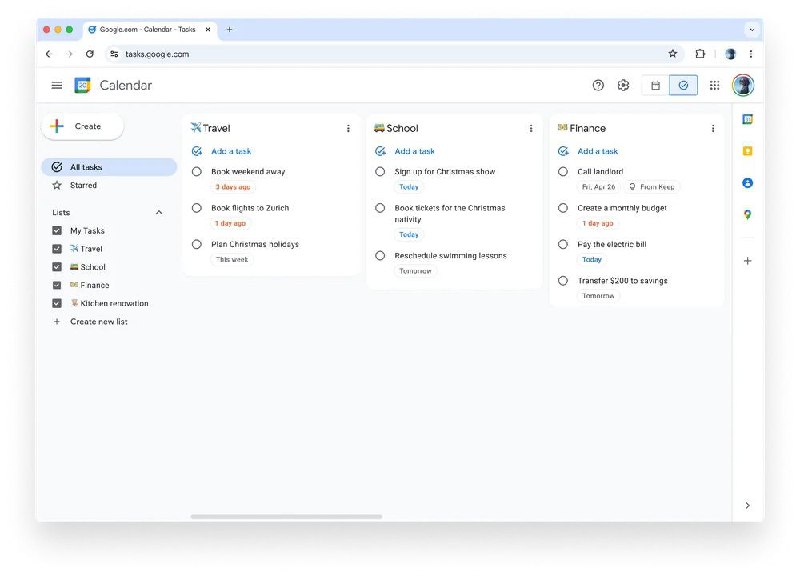 Google 终于将把 Keep 的提醒功能整合到 Tasks 中，这也是其本应存在的位置你在 Google Keep 上记录的提醒不久将出现在 Tasks 中
