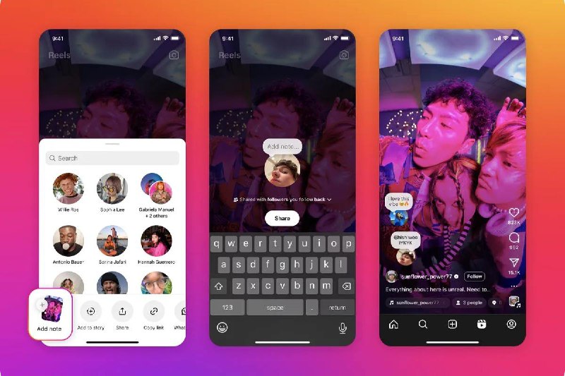 Instagram 正在添加带有时效性的半私密评论用户将可以在 Reels 和帖子上留下笔记，这些笔记会在三天后消失