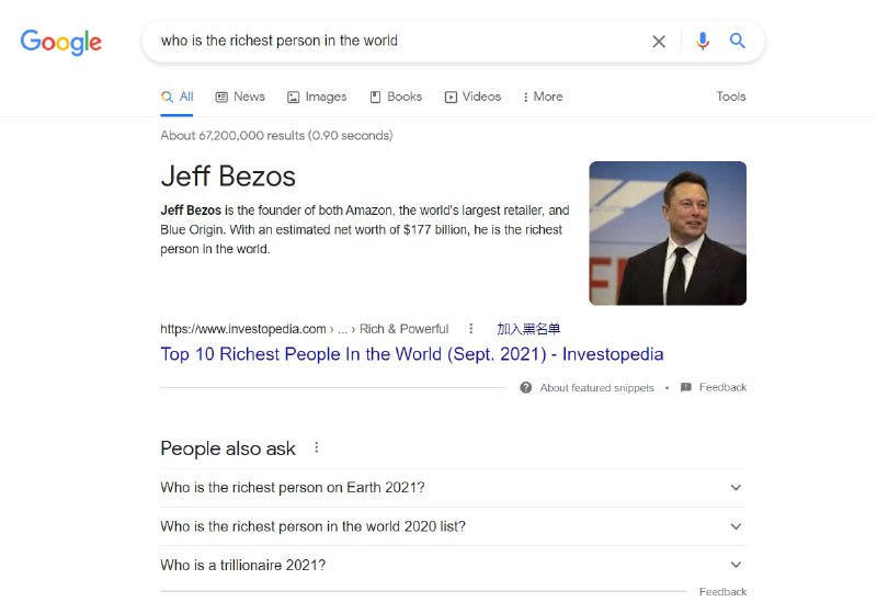 谷歌搜索: who is the richest person in the world马斯克: 我已收购亚马逊频道: @GodlyNews1