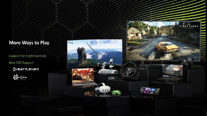 Nvidia 将为 Linux 和亚马逊 Fire TV 设备推出原生 GeForce Now 应用，并为云游戏增加对飞行控制器的支持