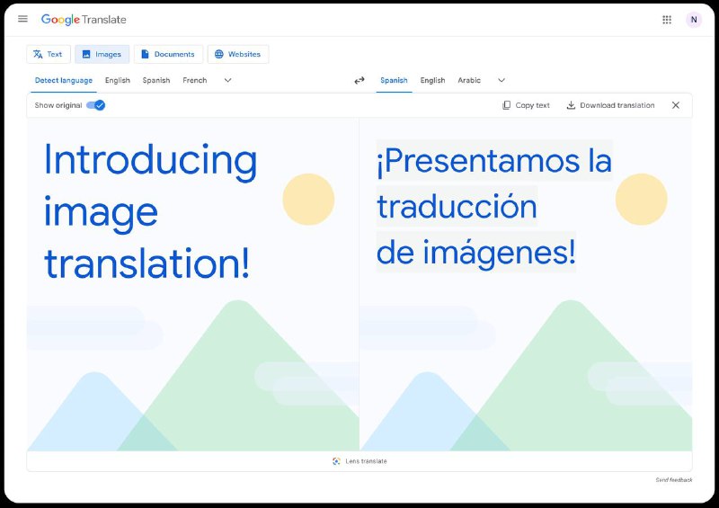 Google 翻译桌面版现在支持翻译图片内文字🗒 标签: #Google #翻译📢 频道: @GodlyNews1🤖 投稿: @GodlyNewsBot