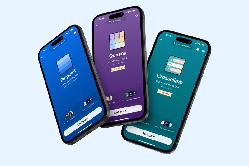 领英在桌面和移动平台上增加了三款益智游戏——Pinpoint、Queens 和 Crossclimb