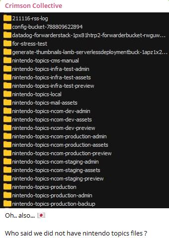 任天堂疑似遭黑客入侵，内部资料被盗一个名为 Crimson Collective 的知名黑客组织声称成功入侵了以诉讼频繁、对知识产权保护极为严苛而闻名的任天堂