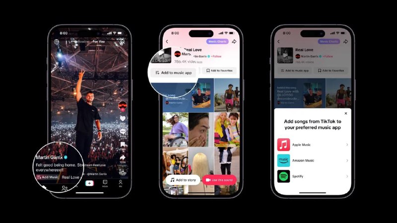 TikTok添加了Apple Music集成，可以快速将歌曲保存到您的库中🗒 标签: #TikTok #Apple  📢 频道: @GodlyNews1🤖 投稿: @Godlynewsbot