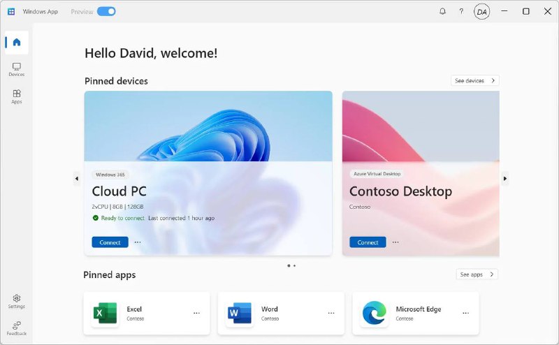 Windows现在是iPhone、iPad、Mac和PC的应用程序微软已经为iOS、iPadOS、macOS、Windows和网络浏览器创建了一个Windows应用程序