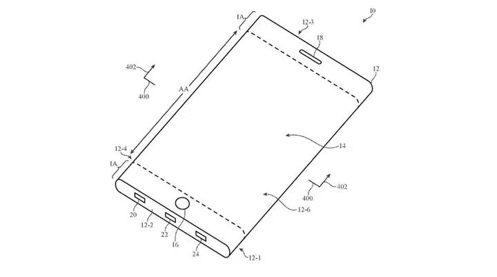 苹果新专利探索折叠 iPhone 未来，任意表面实现触敏控制9 月 20 日消息，根据美国商标和专利局（USPTO）最新公示的清单，苹果公司获得了一项新的专利，构想了未来折叠 iPhone 的设计方案，包括固态按钮在内在所有表面实现触敏控制