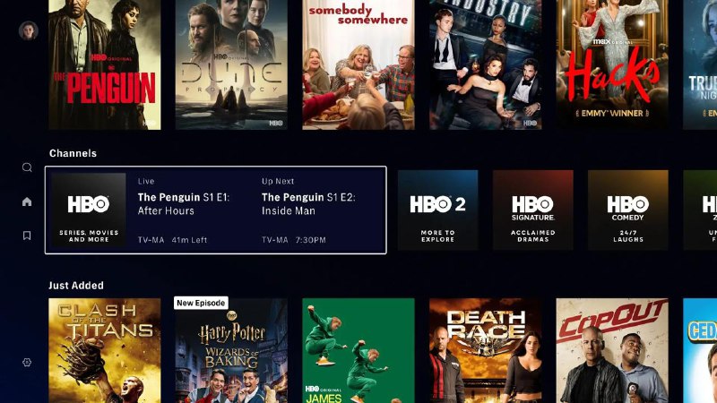 Max 正在测试 24/7 推流的的 HBO 频道周三，华纳兄弟探索公司宣布，他们正在测试一组始终在线（always-on）的频道，这些频道与其线性 HBO 频道播放的节目和电影相似，并将其推向美国的一小部分无广告订阅用户