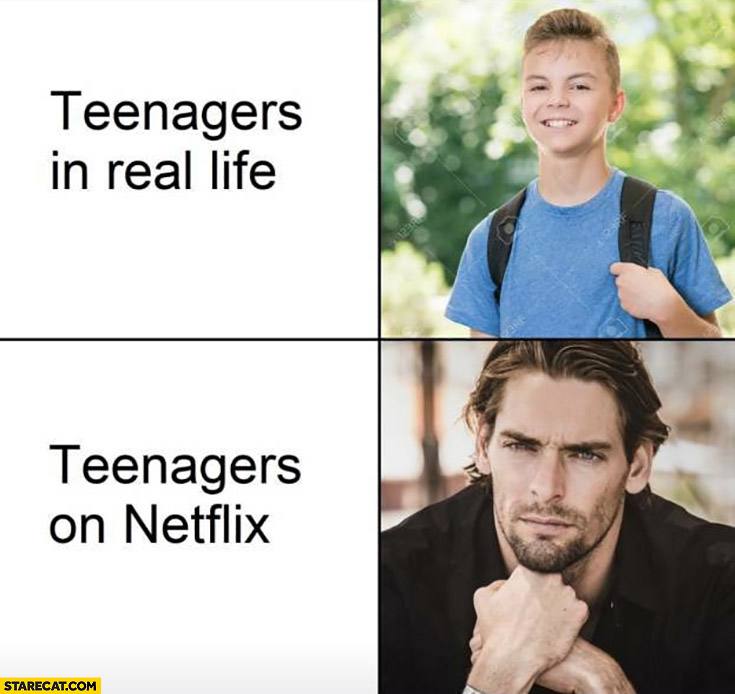 现实中的青少年 VS Netflix 的青少年现实中的青少年 VS Netflix 的青少年