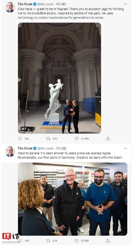 苹果 CEO 蒂姆・库克在意大利获得创新和国际管理硕士学位苹果 CEO Tim Cook （蒂姆库克）在欧洲访问中获得了 Università Degli Studi di Napoli Federico II （那不勒斯费德里科二世大学）创新和国际管理硕士学位