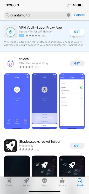 美区App Store出现关键词检索错误