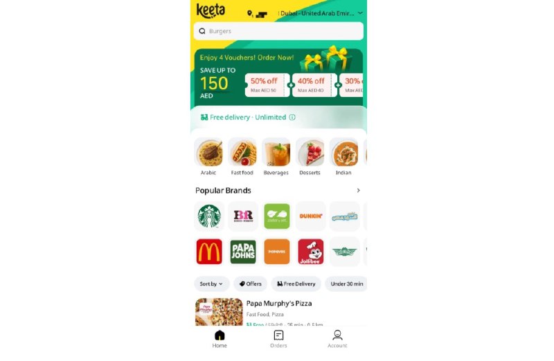 40 天连开 3 国：美团 Keeta 外卖服务上线阿联酋迪拜当地时间 9 月 27 日上午 11 点，美团旗下国际外卖品牌 Keeta 正式在阿联酋迪拜启动运营，这是 Keeta 继 8 月上线卡塔尔、9 月上线科威特后，40 天内开拓的第三个中东国家外卖市场，阿联酋也成为美团国际化业务在中东海湾地区的第四个战略落点