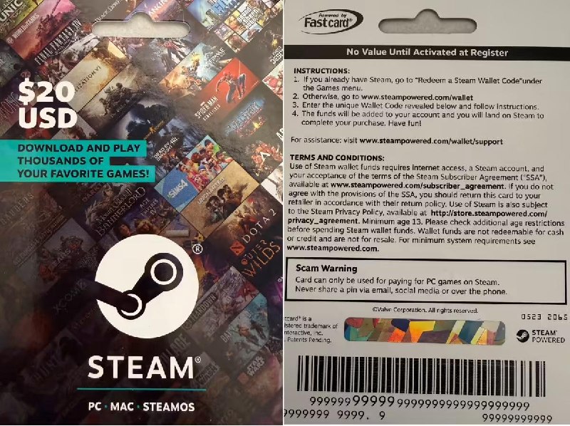 Steam 加强打击诈骗：充值码仅限购买游戏类软硬件，实体礼品卡年底前停售因全球范围内针对 Steam 礼品卡的电信诈骗活动日益猖獗，Valve 决定进一步加强安全管控与兑换限制