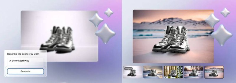 Shopify的“Magic”AI图片编辑器能让任何商品照片看起来都很专业去年四月推出的Shopify Magic系列生成式AI工具，现在增加了一个媒体编辑器，这个编辑器为它的平台带来了生成式图像填充功能和由AI驱动的对话式搜索