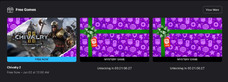 Epic 明日喜加二，敬请期待🗒 标签: #Epic #喜加一 📢 频道: @GodlyNews1🤖 投稿: @GodlyNewsBot