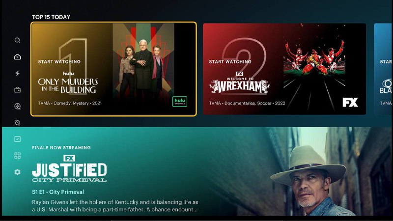 Hulu 推出“今日前15”，包括最受欢迎的电影、电视节目Hulu周四推出了“今日前15”，这是一系列热门电影和电视剧，将每天更新