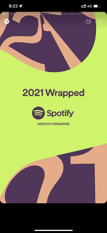 Spotify 2021年度总结Spotify.com/wrapped