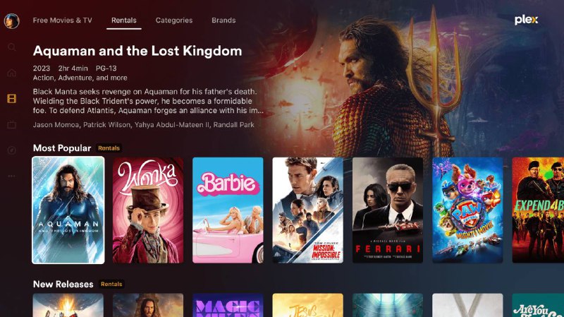 Plex现已支持租借电影广受欢迎的流媒体应用Plex现在开始支持电影租赁