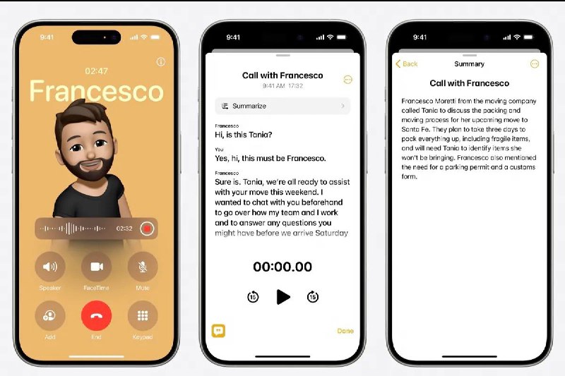 iOS 18 将允许你录音通话 — 但会通知所有人以保护隐私苹果将允许你在 iOS 18 中录制和转录（文字）电话内容