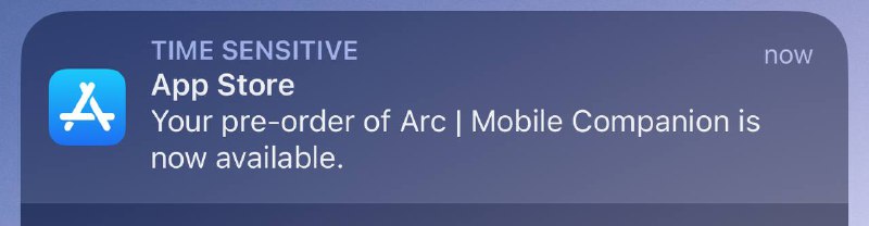 Arc 浏览器现已可用🗒 标签: #Arc #浏览器📢 频道: @GodlyNews1🤖 投稿: @GodlyNewsBot