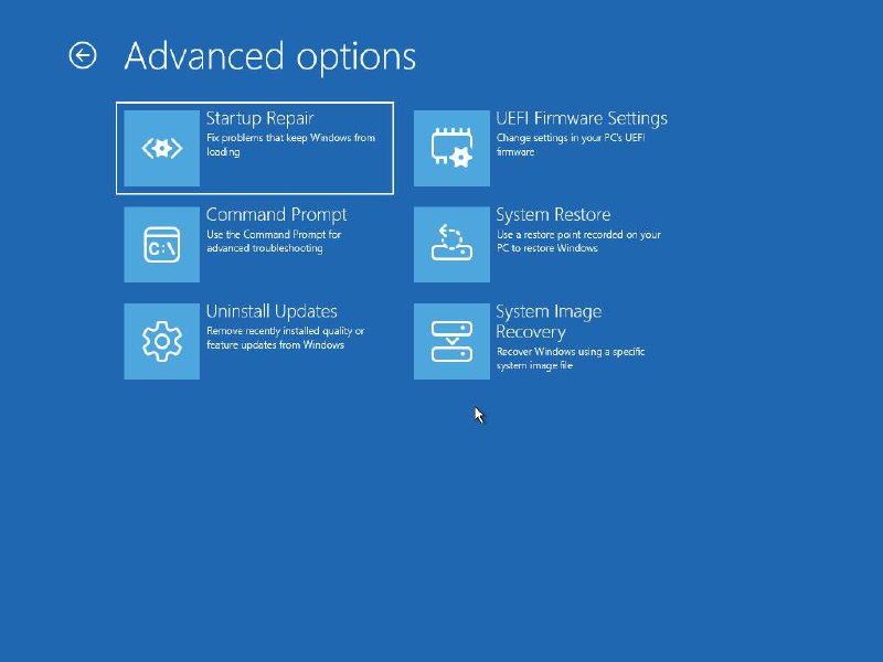 微软确认10月更新导致Windows 11的WinRE输入无效KB5066835补丁中的一个错误导致WinRE（Windows 恢复环境）鼠标和键盘无法正常工作