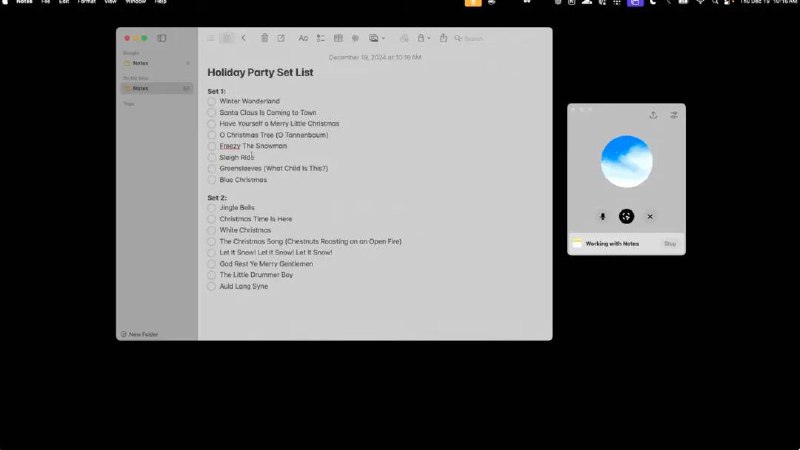 ChatGPT 现在能够直接通过语音或文本在 macOS 上与更多的编程和笔记应用程序进行协作全新桌面版 ChatGPT 将超越单纯的问答，能够通过与 30 多种应用协作来辅助提升你的写作和编程能力