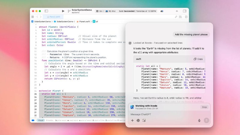 ChatGPT 现在可以与macOS上的应用协同工作ChatGPT for macOS 现在可以与你的应用程序协同工作了
