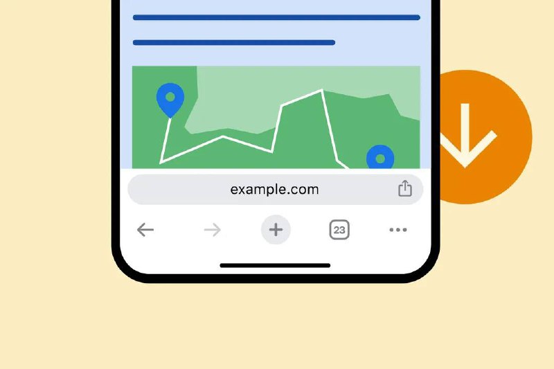 iOS端Chrome现在可以将地址栏移到底部在苹果为Safari做出类似有争议的设计改变两年后，Google Chrome也效仿了