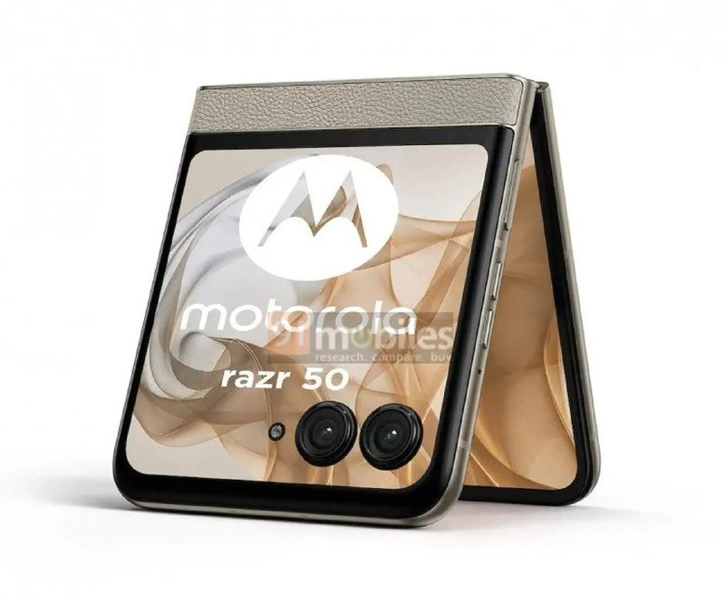 摩托罗拉下一代 Razr 系列手机可能会提供更大的前盖屏幕根据这些泄露的图片，我们可以预见摩托罗拉的折叠手机 Razr 系列将在两个版本上进一步扩大前盖屏幕