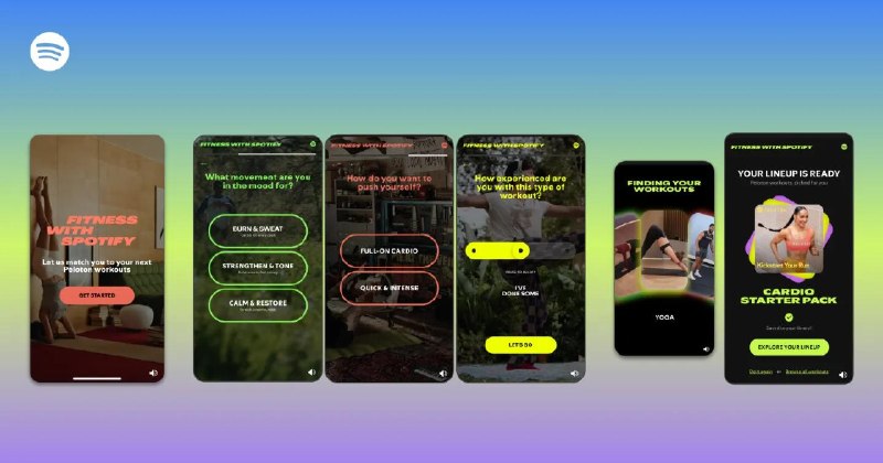 Spotify 将与 Peloton 合作推出有指导的健身课程除了音乐、播客、有声书和视频，Spotify 还推出了健身课程