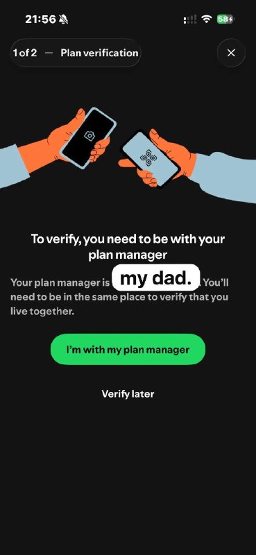 Spotify 承认：确实在查处过度共享家庭套餐的用户据 TechCrunch 报道，Spotify co-CEO Alex Norström 在本周的财报电话会议上证实，公司正推出一种新的二维码验证方式，要求家庭套餐管理员用手机扫码，以查找那些并未实际住在一起的 Spotify 家庭套餐用户