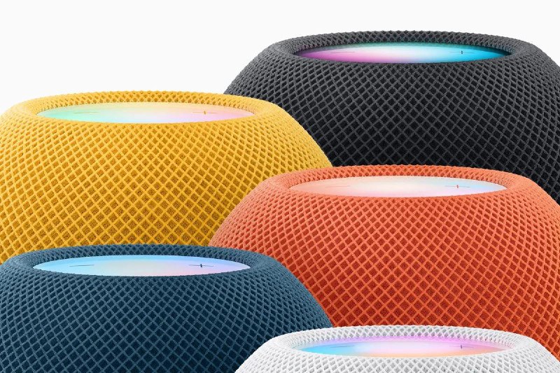 Apple 推出“新款”午夜黑HomePod Mini新的“午夜黑“颜色是用 100%回收网布制成的，而之前的 HomePod Mini 则是用“90%以上”的回收网布