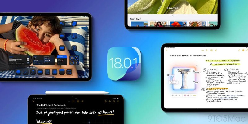 iPadOS 18.0.1 现已发布，为 M4 iPad Pro 提供了关键修复今天，苹果发布了适用于所有兼容 iPad 的 iPadOS 18.0.1 更新