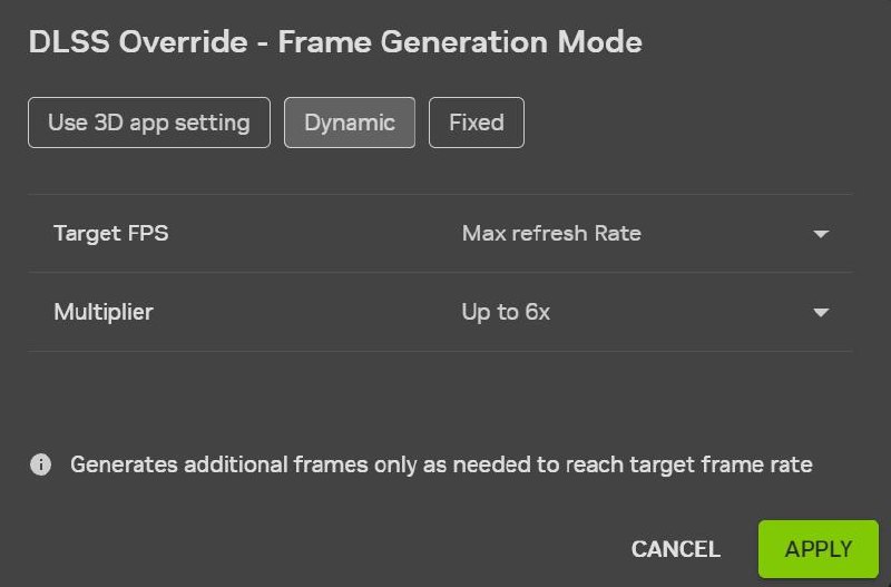 DLSS 4.5 动态多帧生成和 6 倍多帧生成现已发布DLSS 4.5已在NVIDIA App 最新测试版中上线