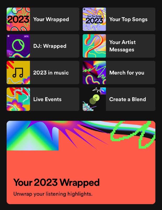 Spotify 2023 年度总结 